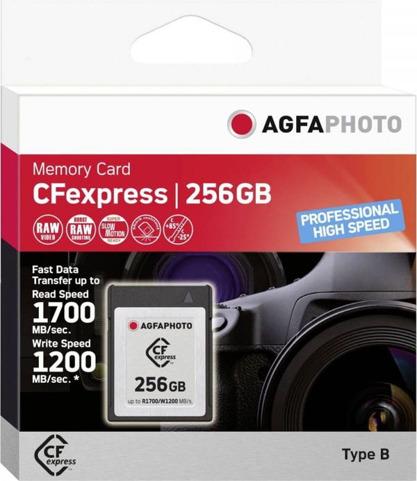 Κάρτα AgfaPhoto Professional Υψηλής Ταχύτητας CFexpress 256 GB (10441)