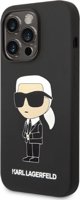 Σκληρή θήκη Karl Lagerfeld Etui Karl Lagerfeld KLHCP14LSNIKBCK Apple iPhone 14 Pro μαύρη Σιλικόνη Ikonik