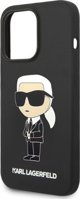Σκληρή θήκη Karl Lagerfeld Etui Karl Lagerfeld KLHCP14LSNIKBCK Apple iPhone 14 Pro μαύρη Σιλικόνη Ikonik
