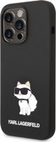 Σκληρή θήκη Karl Lagerfeld KLHCP14XSNCHBCK Apple iPhone 14 Pro Max μαύρη Σιλικόνη Choupette