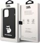 Σκληρή θήκη Karl Lagerfeld KLHCP14XSNCHBCK Apple iPhone 14 Pro Max μαύρη Σιλικόνη Choupette
