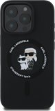 Karl Lagerfeld Karl Lagerfeld KLHMP16LSCMKCRHK iPhone 16 Pro 6.3" czarny/black hardcase Silicone KC Heads Ring MagSafe