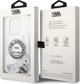 Θήκη Karl Lagerfeld KLHCP14LLCRSGRS Apple iPhone 14 Pro σκληρή θήκη Liquid Glitter RSG ασημί