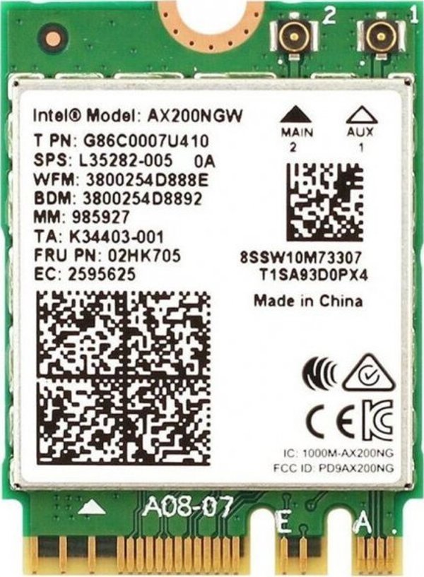 Κάρτα δικτύου Intel Intel Wireless-6 AX201.NGWG.NV/ vPro M.2 2230 (CNVi)