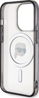 Διαφανής σκληρή θήκη Karl Lagerfeld KLHMP15XHKHNOTK iPhone 15 Pro Max 6.7" IML Karl`s Head MagSafe