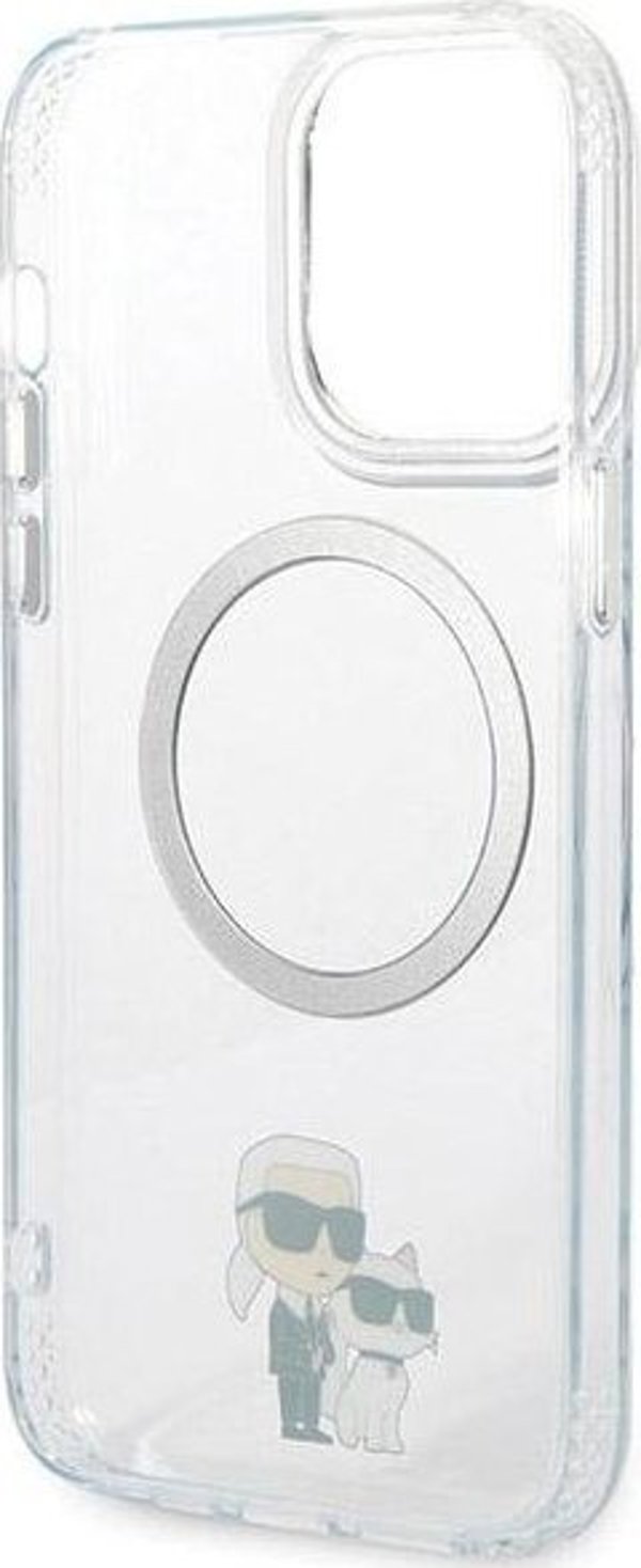 Karl Lagerfeld case for iPhone 13 Pro Max 6,7" KLHMP13XHNKCIT transparent hardcase Magsafe IML NFT Karl & Choupette 3666339126353