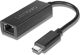 Lenovo USB-C σε Ethernet Adapter, Κάρτα Δικτύου, 4X90S91831, Μαύρο