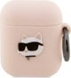 Θήκη προστασίας Karl Lagerfeld Choupette Head 3D ροζ