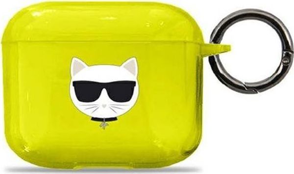 Karl Lagerfeld Choupette Θήκη Προστασίας για AirPods 3 - Κίτρινο