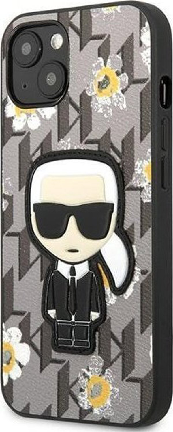 Karl Lagerfeld Karl Lagerfeld KLHCP13MPMNFIK1 iPhone 13 6,1" γκρι Flower Ikonik Karl NoSize