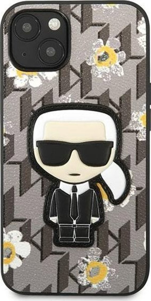 Karl Lagerfeld Karl Lagerfeld KLHCP13MPMNFIK1 iPhone 13 6,1" γκρι Flower Ikonik Karl NoSize