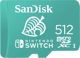 SanDisk MicroSDXC 512GB Κάρτα Μνήμης για Nintendo Switch, Class 10, UHS-I, U3, A1, V30 (SDSQXAO-512G-GNCZN)