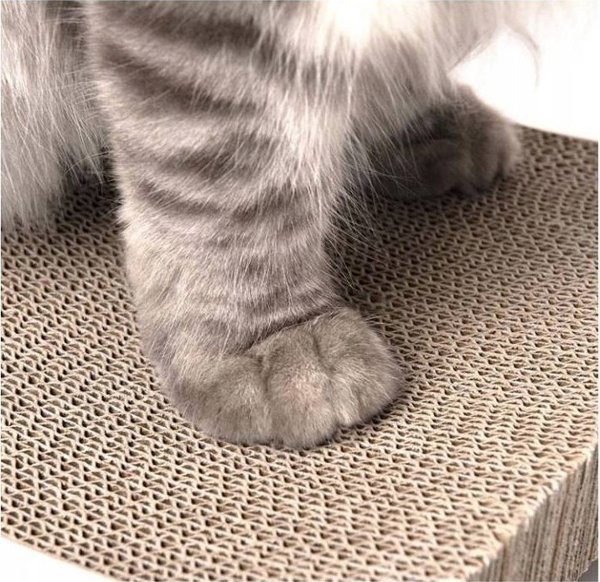 Χάρτινος ξύστης για γάτες με catnip 45x21cm