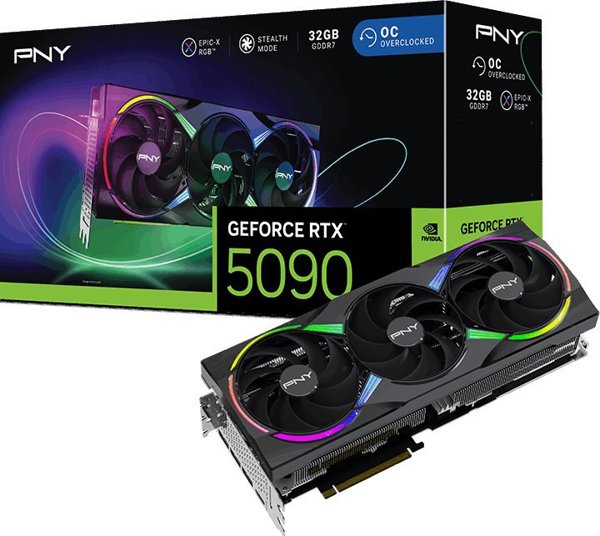 Κάρτα γραφικών PNY GeForce RTX 5090 ARGB EPIC-X RGB Overclocked 32GB GDDR7 (VCG509032TFXXPB1-O)