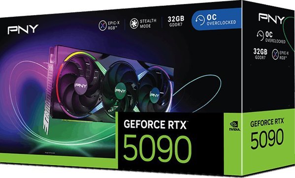 Κάρτα γραφικών PNY GeForce RTX 5090 ARGB EPIC-X RGB Overclocked 32GB GDDR7 (VCG509032TFXXPB1-O)