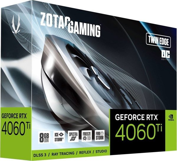 Κάρτα γραφικών Zotac Gaming GeForce RTX 4060 Ti Twin Edge OC 8GB GDDR6 (ZT-D40610H-10M)
