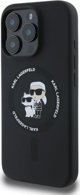Karl Lagerfeld Karl Lagerfeld KLHMP16XSCMKCRHK iPhone 16 Pro Max 6.9" czarny/black hardcase Silicone KC Heads Ring MagSafe