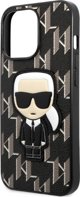 Σκληρή θήκη Karl Lagerfeld Etui Karl Lagerfeld KLHCP13LPMNIKBK Apple iPhone 13 Pro μαύρη Monogram Ikonik Patch