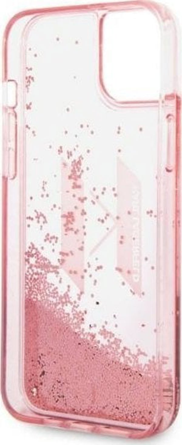 Karl Lagerfeld Karl Lagerfeld KLHCP14MLBKLCP Θήκη για iPhone 14 Plus 6,7" Ροζ/Πink Hardcase Liquid Glitter Big KL NoSize