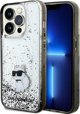 Διαφανής σκληρή θήκη Karl Lagerfeld KLHCP14LLKCNSK iPhone 14 Pro 6.1" Liquid Glitter Choupette