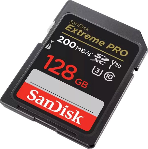Κάρτα Μνήμης SanDisk Extreme PRO SDXC 128GB, Class 10, UHS-I, V30, 140MB/s (SDSDXXD-128G-GN4IN)
