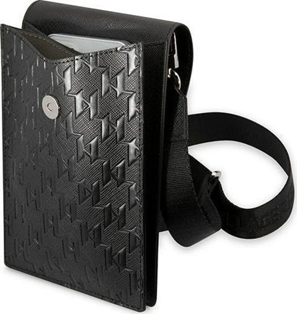 Karl Lagerfeld Karl Lagerfeld Τσάντα KLWBSAMSMK μαύρο/black Monogram Plate NoSize