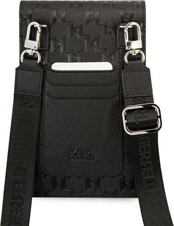 Karl Lagerfeld Karl Lagerfeld Τσάντα KLWBSAMSMK μαύρο/black Monogram Plate NoSize