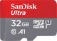 SanDisk Ultra MicroSDHC 32GB Class 10 UHS-I A1 Κάρτα Μνήμης - SDSQUA4-032G-GN6MT