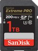 SanDisk Extreme PRO SDXC Κάρτα Μνήμης 1TB, Class 10, UHS-I, U3, V30 (SDSDXXD-1T00-GN4IN)