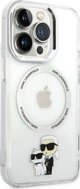Διάφανη σκληρή θήκη Karl Lagerfeld KLHMP13LHNKCIT για Apple iPhone 13 Pro Iconic Karl&Choupette Magsafe