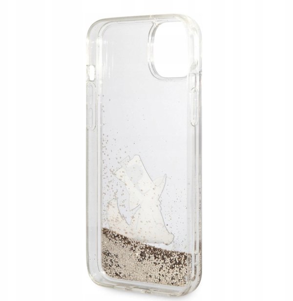 Karl Lagerfeld Hard Cover Choupette Eat Transparent, for iPhone 14 Plus, KLHCP14MGCFD