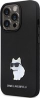 Σκληρή θήκη Karl Lagerfeld Karl Lagerfeld KLHCP13LSMHCNPK iPhone 13 Pro / 13 6.1" μαύρη σιλικόνης C Metal Pin