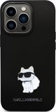 Σκληρή θήκη Karl Lagerfeld Karl Lagerfeld KLHCP13LSMHCNPK iPhone 13 Pro / 13 6.1" μαύρη σιλικόνης C Metal Pin