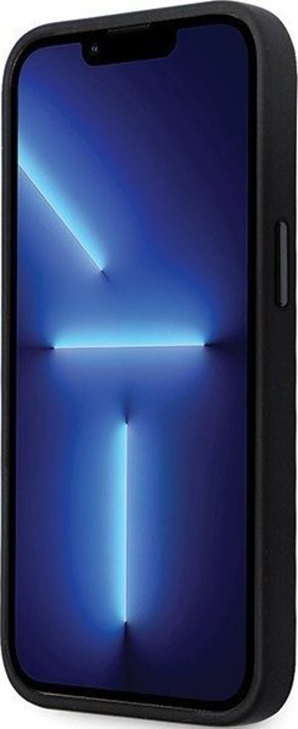 Σκληρή θήκη Karl Lagerfeld Karl Lagerfeld KLHCP13LSMHCNPK iPhone 13 Pro / 13 6.1" μαύρη σιλικόνης C Metal Pin