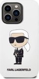 Θήκη Karl Lagerfeld KLHCP14XSNIKBCH Apple iPhone 14 Pro Max σκληρή θήκη λευκή Σιλικόνη Ikonik