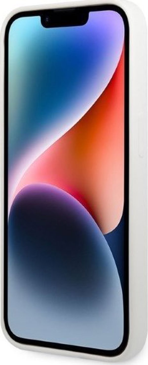 Θήκη Karl Lagerfeld KLHCP14XSNIKBCH Apple iPhone 14 Pro Max σκληρή θήκη λευκή Σιλικόνη Ikonik