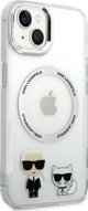 Karl Lagerfeld Karl Lagerfeld KLHMP14MHKCT iPhone 14 Plus 6,7" σκληρή θήκη διαφανής Karl & Choupette Aluminium Magsafe NoSize