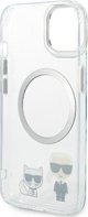 Karl Lagerfeld Karl Lagerfeld KLHMP14MHKCT iPhone 14 Plus 6,7" σκληρή θήκη διαφανής Karl & Choupette Aluminium Magsafe NoSize