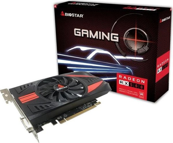 Κάρτα γραφικών Biostar Radeon RX 560 Gaming OC 4GB GDDR5 (VA5615RF41-TBE1A-BS2)