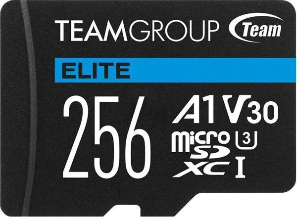 TeamGroup Elite Κάρτα Μνήμης MicroSDXC 256GB Class 10 UHS-I/U3 A1 V30 - TEAUSDX256GIV30A103