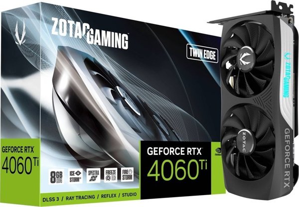 Κάρτα γραφικών Zotac Gaming GeForce RTX 4060 Ti Twin Edge 8GB GDDR6 (ZT-D40610E-10M)