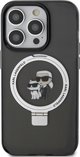 Karl Lagerfeld Karl Lagerfeld KLHMP13LHMRSKCK iPhone 13 Pro 6.1" μαύρη/μαύρο σκληρή θήκη Ring Stand Karl&Choupettte MagSafe