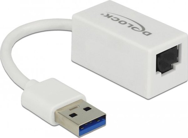 Προσαρμογέας Delock DELOCK SuperSpeed USB-A St > Gigabit LAN συμβατό. Weiß