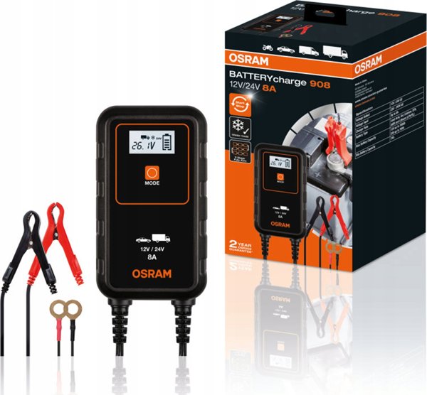 Φορτιστής Μπαταρίας Karcher OSRAM 908 8A