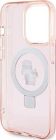 Karl Lagerfeld Karl Lagerfeld KLHMP15XHMRSKCP iPhone 15 Pro Max 6.7" ροζ/hardcase Ring Stand Karl&Choupettte MagSafe
