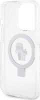 Karl Lagerfeld Karl Lagerfeld KLHMP13LHMRSKCH iPhone 13 Pro / 13 6.1" λευκή/λευκό σκληρή θήκη Ring Stand Karl&Choupettte MagSafe