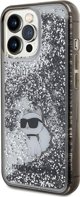 Διάφανη σκληρή θήκη Karl Lagerfeld KLHCP13XLKCNSK iPhone 13 Pro Max 6.7" Liquid Glitter Choupette