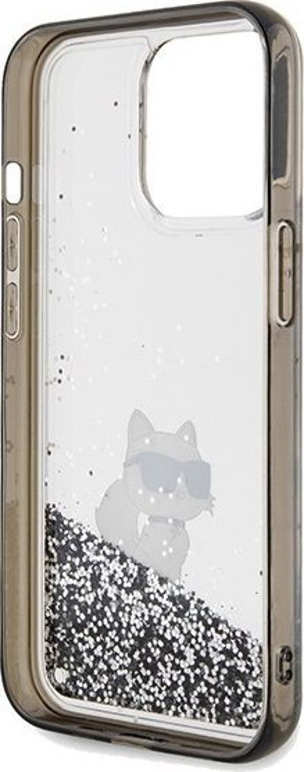 Διάφανη σκληρή θήκη Karl Lagerfeld KLHCP13XLKCNSK iPhone 13 Pro Max 6.7" Liquid Glitter Choupette