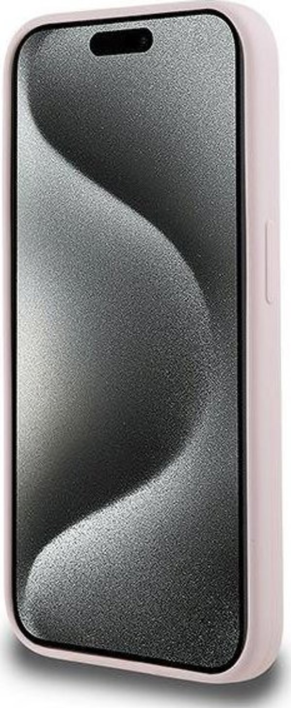 Σκληρή θήκη Karl Lagerfeld KLHMP15XSKCHPPLP iPhone 15 Pro Max 6.7" ροζ σιλικόνης Karl & Choupette MagSafe