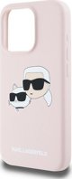 Σκληρή θήκη Karl Lagerfeld KLHMP15XSKCHPPLP iPhone 15 Pro Max 6.7" ροζ σιλικόνης Karl & Choupette MagSafe